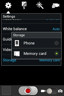 Press Phone or Memory card.