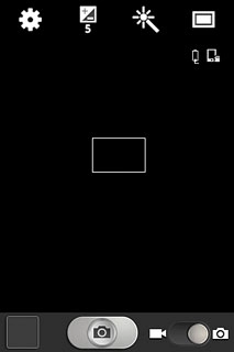 If the camera is turned on:Drag the indicator to the video recorder icon.