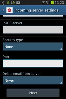 Press the drop down list below 