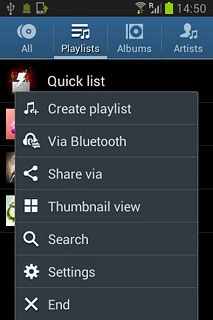 Press Create playlist.