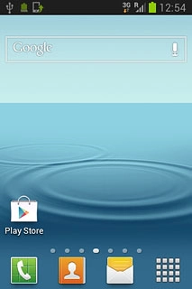 Press the message icon.