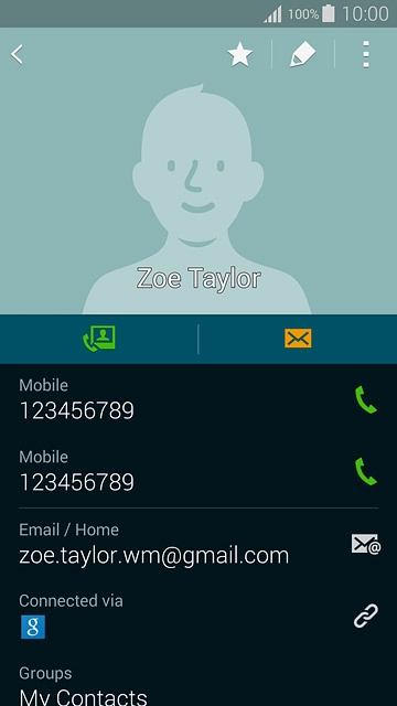 Press the required number.