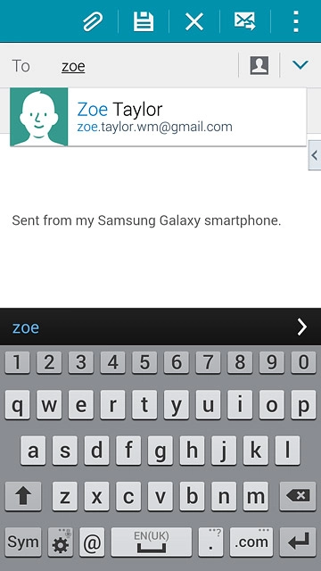 Key in the first letters of the required contact.Matching contacts are displayed.Press the required contact.Repeat the procedure to add more recipients.