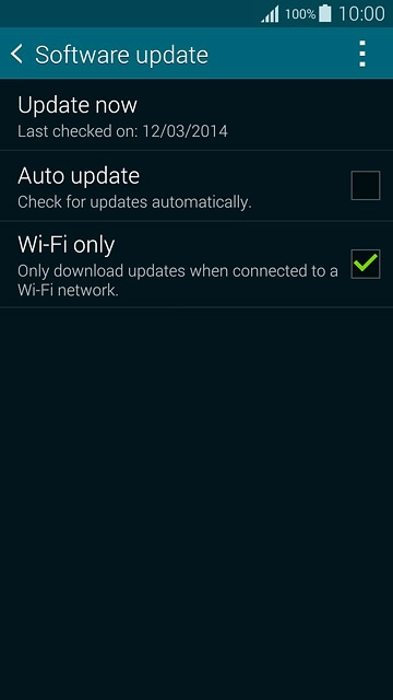Press Update now.If a new software version is available, it's displayed.Follow the instructions on the display to update your phone's software.