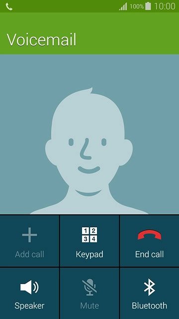 Press End call to end the call.