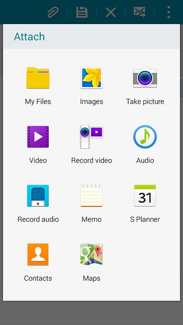 Press My Files.Go to the required folder.