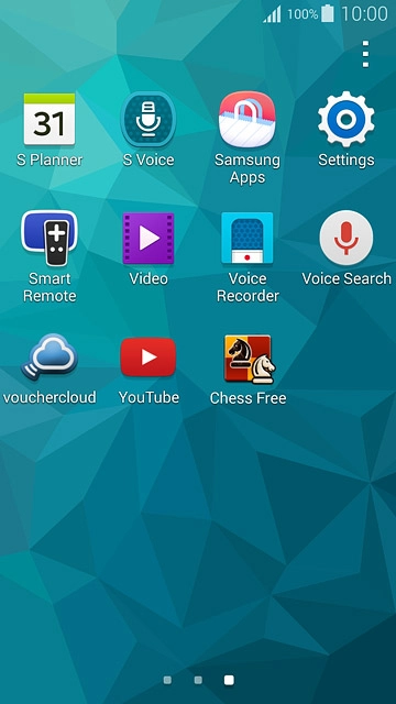 Press the app you've just installed.Follow the instructions on the display to use the app.