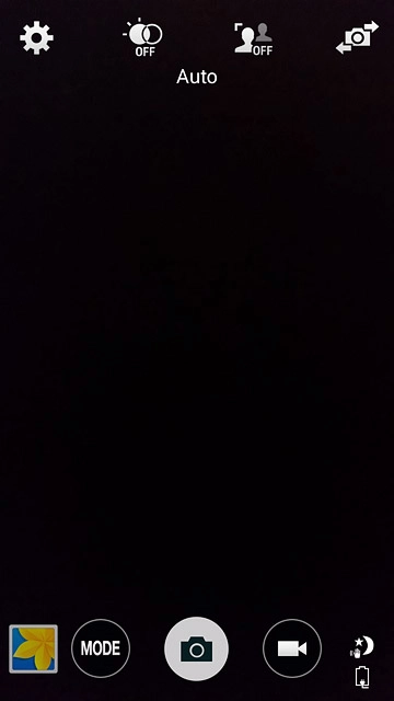 Press the video recorder icon to start recording.