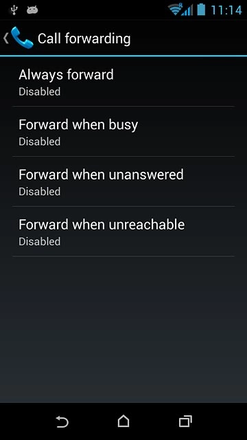 Forward when unanswered