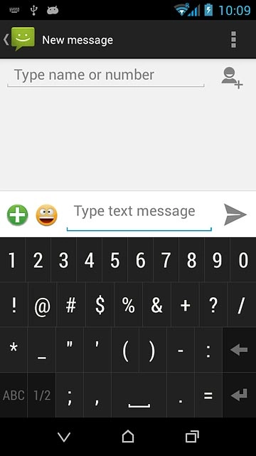 Press the required numbers or the required symbols.