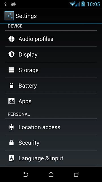 Press Language & input.