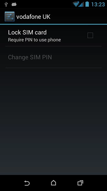 Press the home icon to return to the home screen.