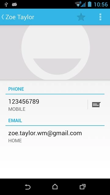 Press the home icon to return to the home screen.