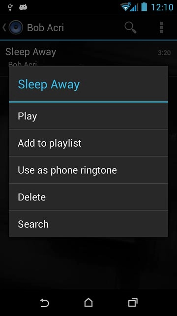 Press Add to playlist.