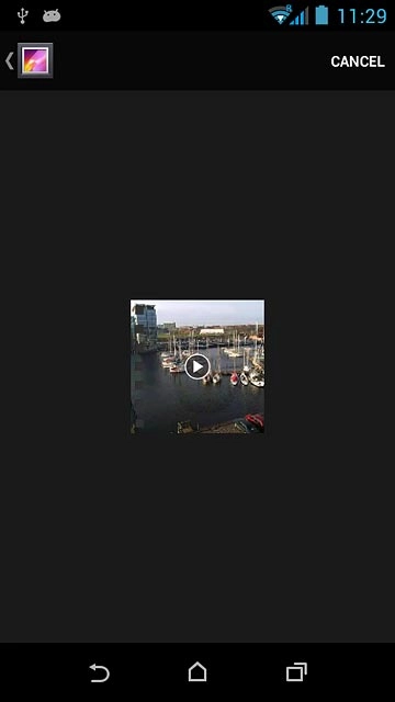 Press the required video clip.