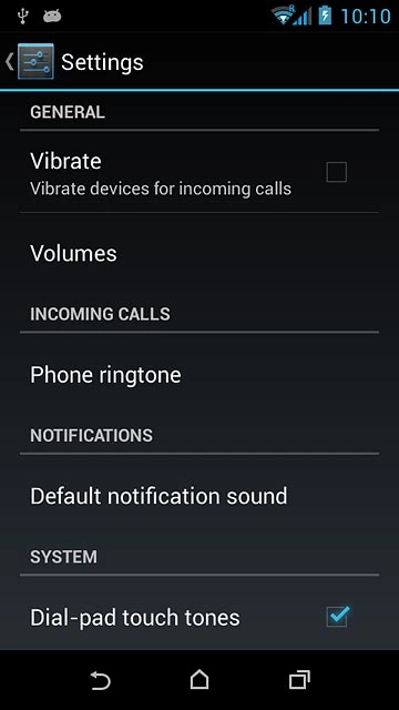 Press Phone ringtone.