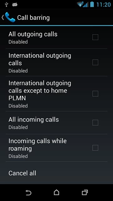 All incoming calls
