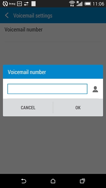 Key in +61414121121 and press OK.