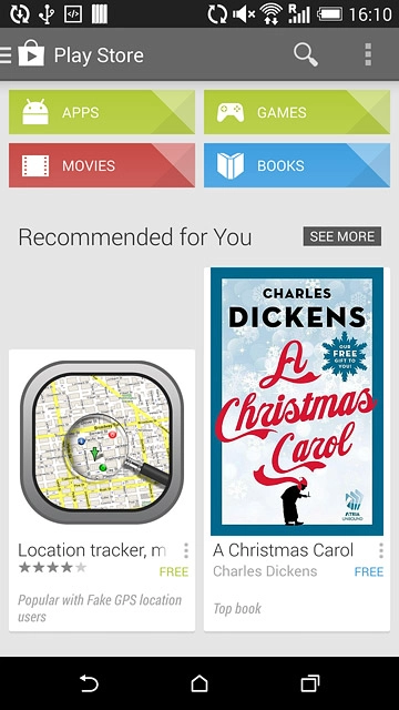 To search by name:Press the search icon.