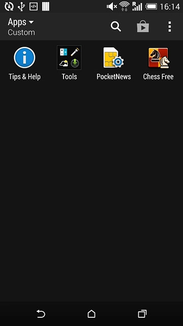 Press the app you've just installed.Follow the instructions on the display to use the app.