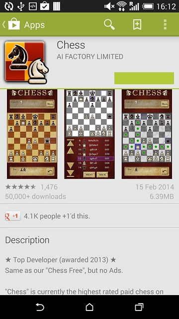 To buy an app:Press the price.