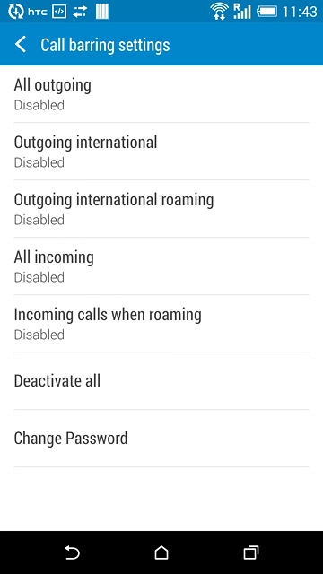 Outgoing international roaming