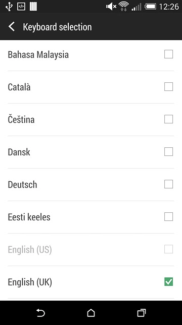 Press the required language until the display tells you that is has been added.