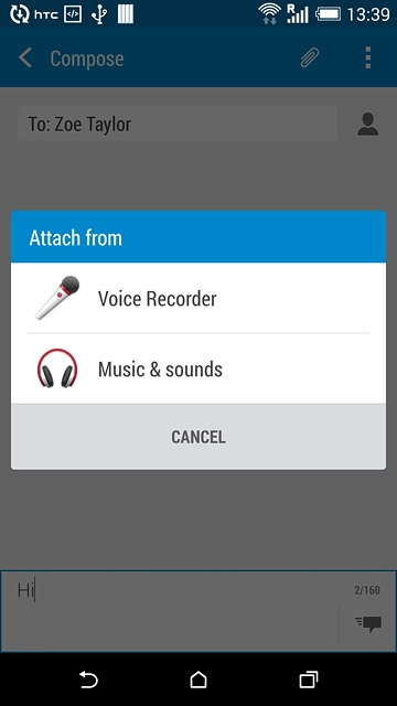 Press Music & sounds.