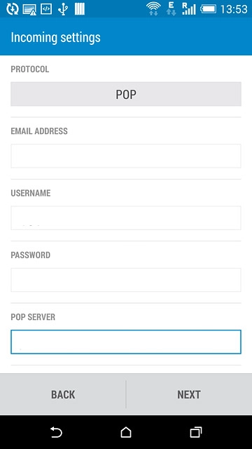 Press the field below 