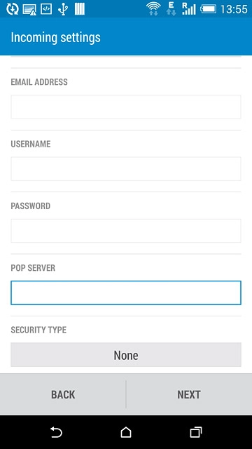 Press the field below 