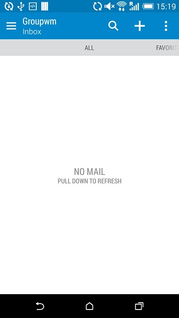 Press the home icon to return to the home screen.