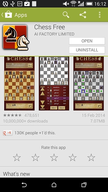 Follow the instructions on the display to install the app.Press the home icon to return to the home screen.