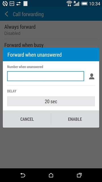 Press the field below 