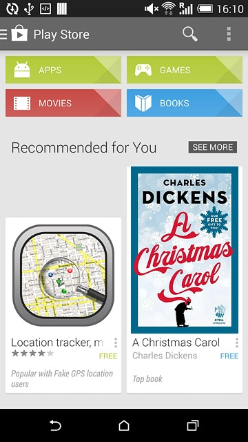 To search by category:Press APPS or GAMES.