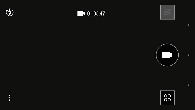 Press the menu icon.