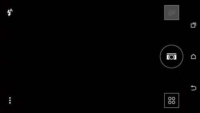 If the camera is turned on:Press the camera mode icon.