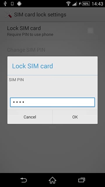 Key in your PIN and press OK.