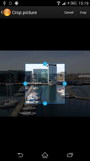 Drag the frame to the required position to select the required detail.