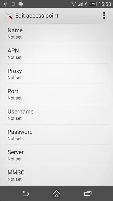 Press APN.Key in live.vodafone.com