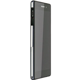 Connect the data cable to the phone socket and to your computer's USB port.