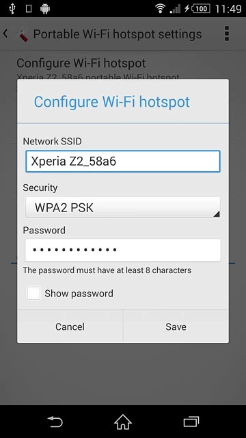 Press the drop down list under 