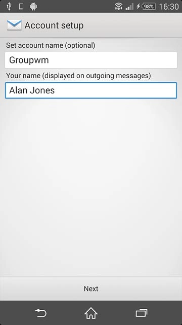 Press Next.Wait while your phone retrieves new email messages.