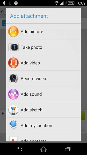 Press Add picture.Go to the required folder.