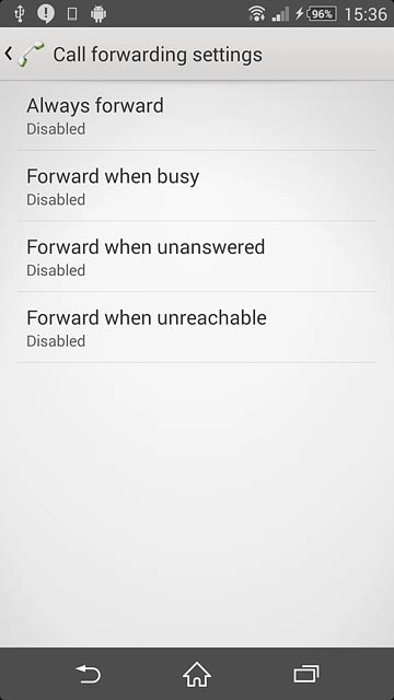 Press the home icon to return to the home screen.