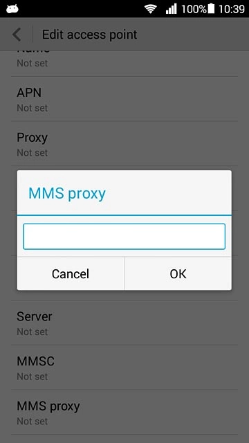 Key in 10.202.002.060 and press OK.