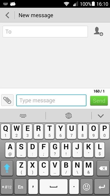 Press the language key to select the required language.