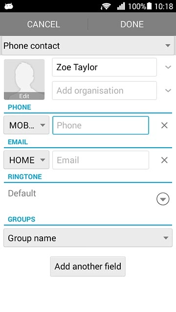 Press Phone and key in the required phone number.