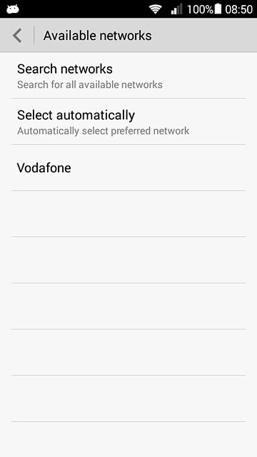 Press Select automatically.