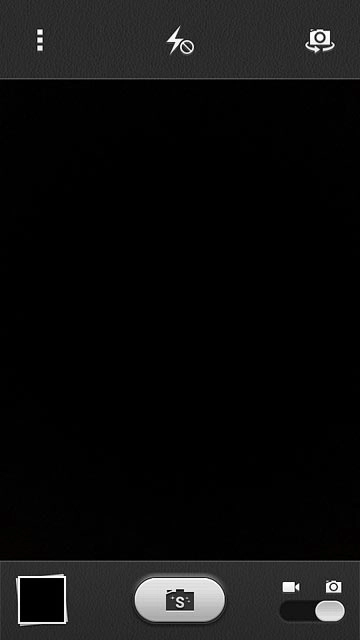 If the camera is turned on:Drag the indicator to the video recorder icon.