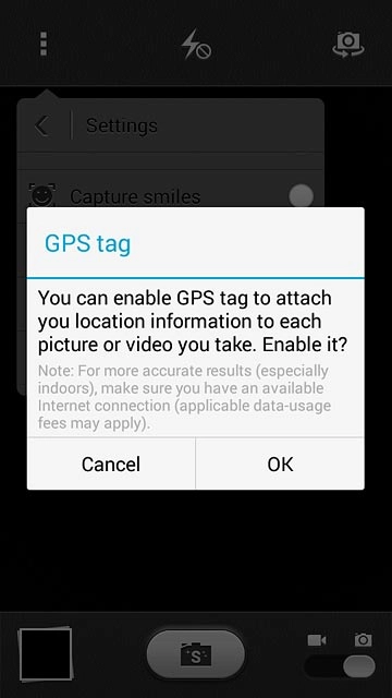 If you turn on the function:Press OK.